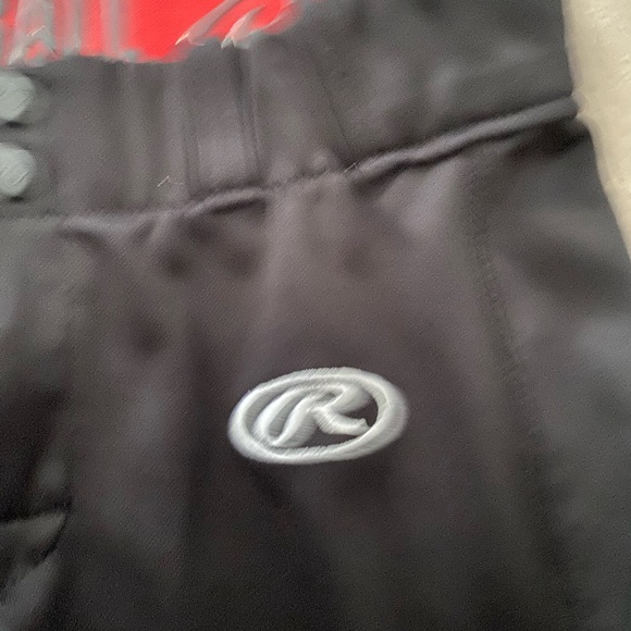 RAWLINGS SOFTBALL PANT. BLACK. - Picture 2 of 6